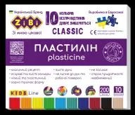 ZB.6232 Пластилін CLASSIC 10 кольорів, 200г, KIDS Line