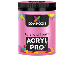 Фарба художня Acryl Pro ART Kompozit 430 мл, 212 хінакрідон рожевий, 212 хінакрідон рожевий