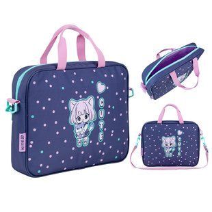 Шкільна текстильна сумка Kite A4, 1 від., 589 Be Friends (K26-589-1), Фіолетовий