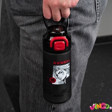 Пляшечка для води Kite Tokyo K26-1213-2, 560 мл, Чорний
