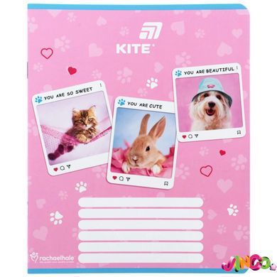 Зошит шкільний Kite Rachael Hale R26-232, 12 аркушів, клітинка