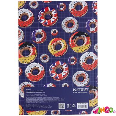 Словник для запису іноземних слів Kite Donuts K21-407-2, 60 аркушів
