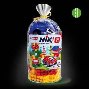Конструктор дитячий "NIK-1" (88 дет.) (кульок) 4820041671863, 71863
