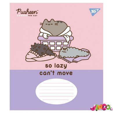 767613 А5 12 лін. Yes Pusheen The Cat, зошит учнівський шкільний
