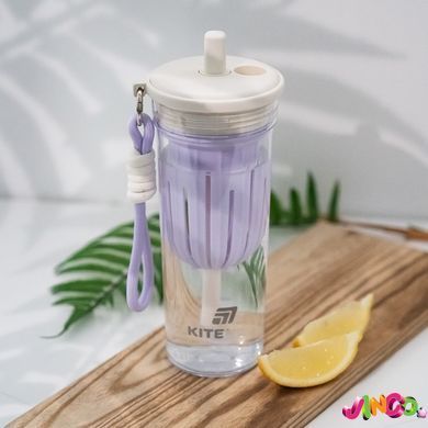 Стакан для води, 650 мл, біло-ліловий, K25-1219-2