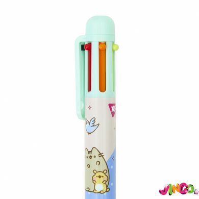 Ручка кулькова Yes "Pusheen" 0,7 мм, 6 кольорів (412267)