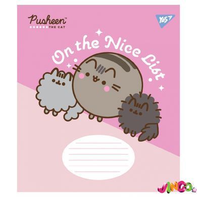 767613 А5 12 лін. Yes Pusheen The Cat, зошит учнівський шкільний