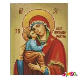 FA40821 Алмазна картина FA40821 "Акафістна ікона Пресвятої Богородиці", розміром 40х50 см кр