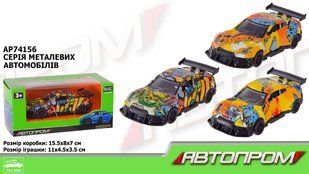 Машина мет. АВТОПРОМ арт. AP74156 1:36,3 кольора,короб.15 8 7см