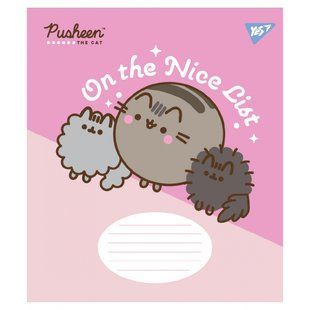 767615 А5 18 кл. Yes Pusheen The Cat, зошит учнівський шкільний