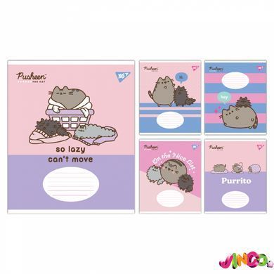 767615 А5 18 кл. Yes Pusheen The Cat, зошит учнівський шкільний