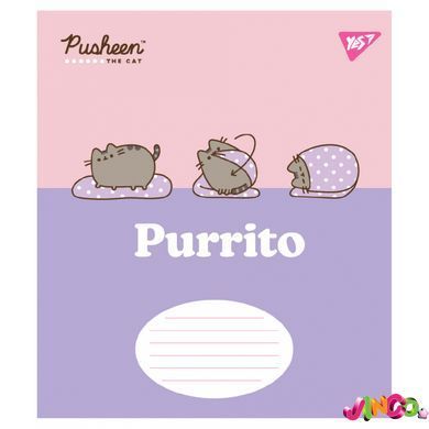 767615 А5 18 кл. Yes Pusheen The Cat, зошит учнівський шкільний
