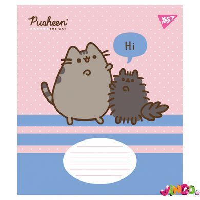767615 А5 18 кл. Yes Pusheen The Cat, зошит учнівський шкільний