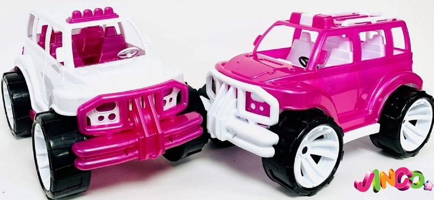 330 "Позашляховик класичний малий арт.330 рожевий кузов, Іграшка дитяча, Бамсик