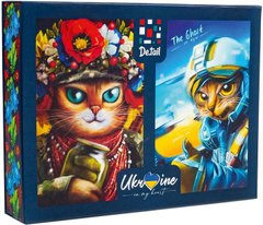 DT500-09 Puzzle 2 in 1 Сat soldier the Ghost of Kyiv cat DT500-09