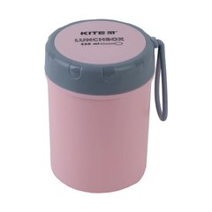 Ланчбокс круглый 450 мл розовый (K23-187-3)