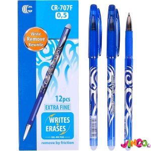 Ручка С пишет-прает синяя, черная, фиолетовая (СR-707F)
