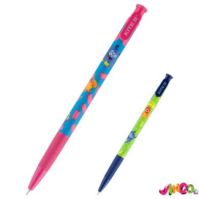 Ручка шариковая автоматическая Kite Jolliers синяя (K20-363-01)