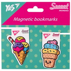 708115 Закладки магнитные Yes "Sweet Cream Ice cream", 2шт