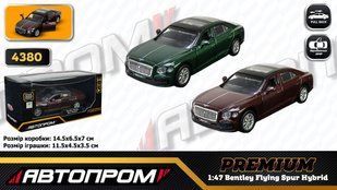 Машина мет. АВТОПРОМ арт. 4380 1:47 Bentley Flying Spur Hybrid, відкр.двері,короб. 14,5*6,5*7см