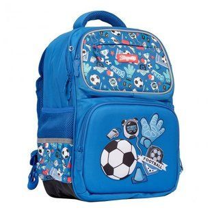 Рюкзак шкільний 1Вересня S-105 Football, синій, 558307