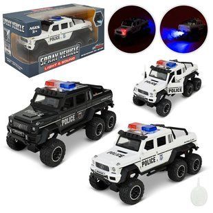 Машина POLICE арт.YM-9934B батар.свiтло,звук,пар,короб.22*12,5*10см