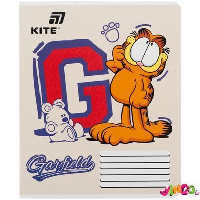 Зошит шкільний Kite Garfield GF26-236, 18 аркушів, клітинка