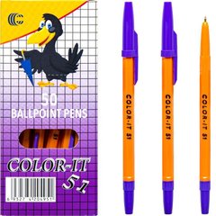114533 Ручка кулькова CORVINA CR51 фіолетова