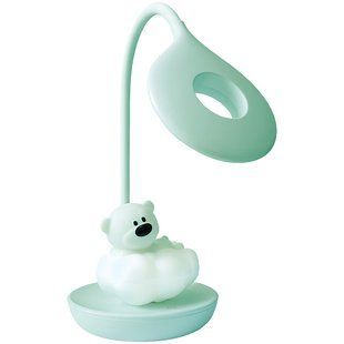 Настільна LED лампа з акумулятором Cloudy Bear, зелений