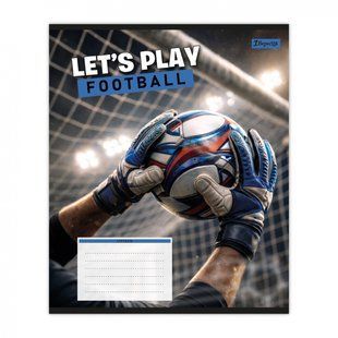 768750 Зошит учнівський 1В "Let's play football" А5 18 кл.