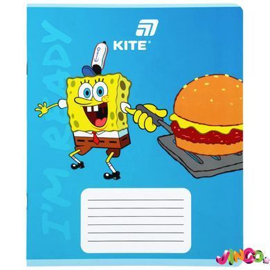 Зошит шкільний Kite Sponge Bob SB26-232, 12 аркушів, клітинка