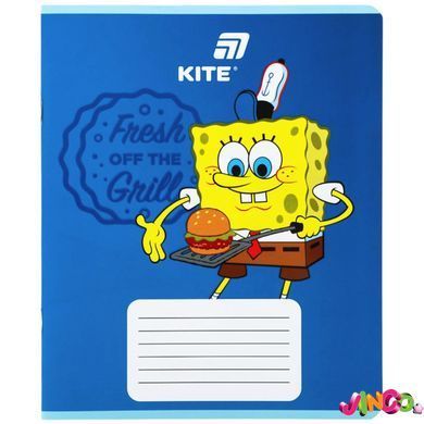 Зошит шкільний Kite Sponge Bob SB26-232, 12 аркушів, клітинка