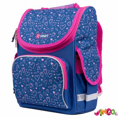 Рюкзак школьный каркасный Smart PG-11 Hearts