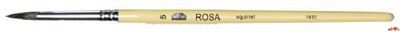 Кисточка "Roubloff", белка, круглая, короткая ручка, покрытая лаком, 1410, №5