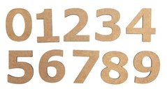 Набор деревянных заготовок ROSA TALENT Цифры 1 МДФ 10 шт. (4801407)