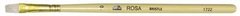 Кисточка "Roubloff", щетина, плоская, длинная ручка, покрыта лаком, 1722, №12