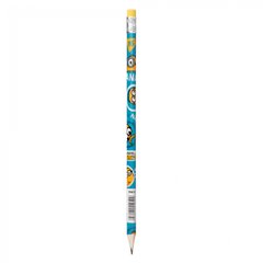 Олівець YES чорнографітний з гумкою в платиковій тубі Minions, 280632
