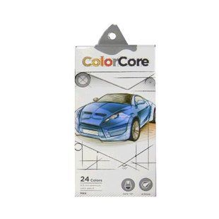 Олівці 24 кольори шестигранні d = 4.0, ColorCore (new), E3000-24CB-A, ТМ Marco, 3000-24-A