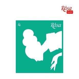 Багаторазовий самоклеючий трафарет ROSA TALENT №4 (3625104)