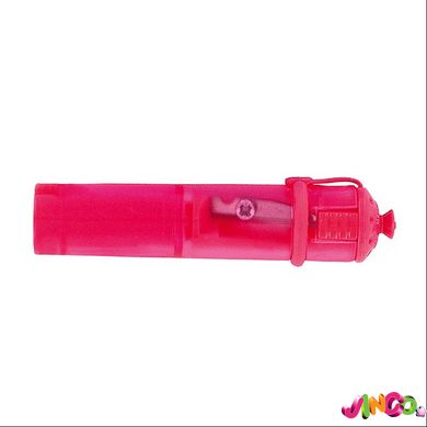 Точилка-колпачок косметическая с контейнером "Cap" пластиковая, розовая