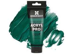 Фарба художня Acryl PRO ART Kompozit 75 мл, 321 зелений ФЦ, 321 зелений ФЦ