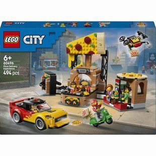 Конструктор Lego Доставка піци з різними транспортними засобами City (60496)