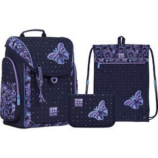 Набір рюкзак + пенал + сумка для взуття WK 583 Butterfly, SET_WK22-583S-1