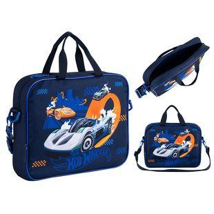 Шкільна текстильна сумка Kite Hot Wheels HW25-589, комбінований