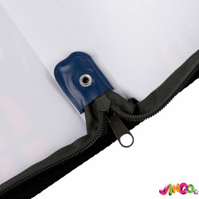 Папка-портфель YES FC на блискавці з тканинними ручками Ninja, 492169