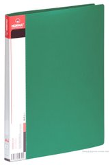 папка с прижимом+карман, А4, 2см, PР, зелен., 5034, NORMA