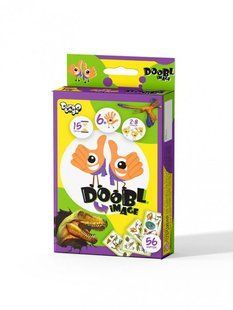 Настільна розважальна гра "Doobl Image" Dino "80" укр., DBI-02-05U