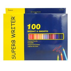 4100-100CB Олівці 100 кольорів шестигранні, Superb Writer,4100-100CB,TM"Marco"