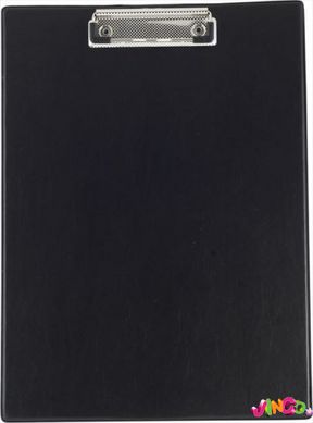 Кліпборд А4, PVC, чорний