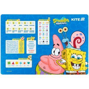 Настільна підкладка Kite Sponge Bob SB25-207